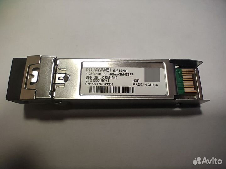 Трансивер Huawei SFP-GE-LX-SM1310 (02315200)