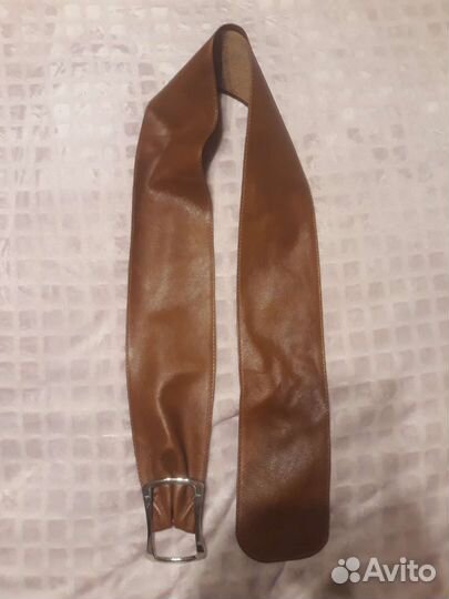 Пояс ремень кожаный