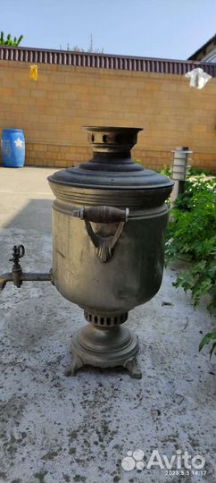 Самовар на дровах старинный