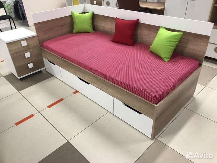 Детская кровать угловая 90х200