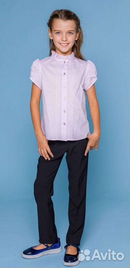 Рубашка школьная для девочки 140 146