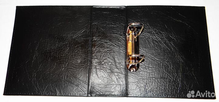 Папка 230x265 мм.Зажим 2 кольца. Кожзам