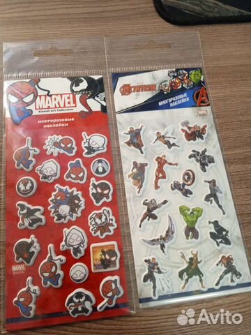 Наклейки Марвел из Пятëрочки