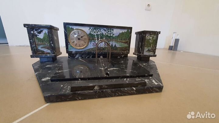 Письменный прибор из натурального камня