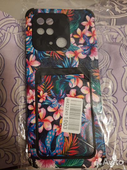 Xiaomi Redmi 10C Чехол накладка с карманом