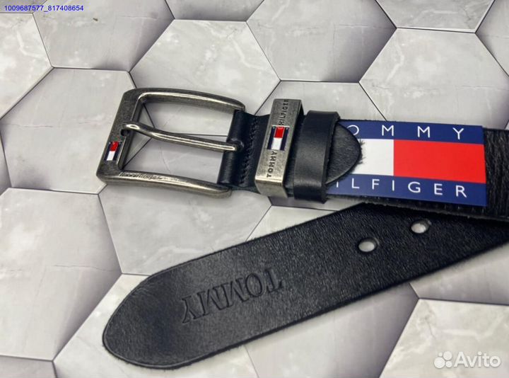 Мужской Ремень Tommy Hilfiger натуральная кожа