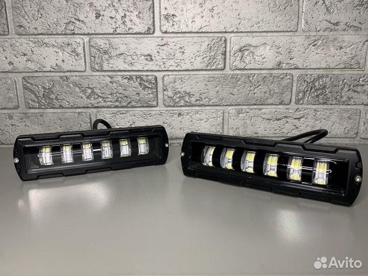 Мощные LED универсальные противотуманные фары