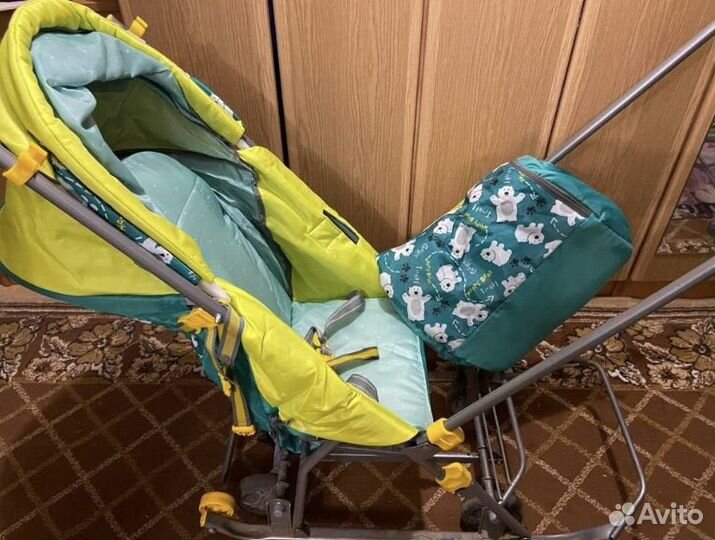 Санки коляска умка