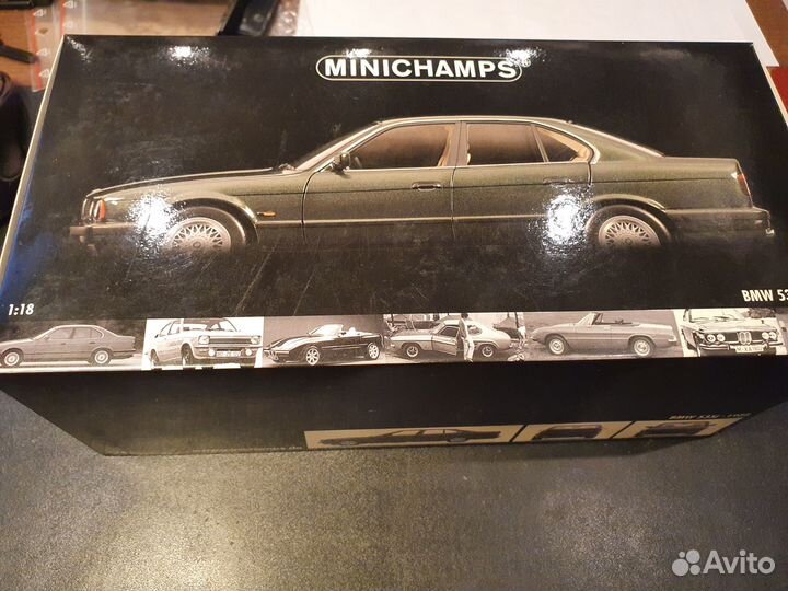 1:18 Minichamps BMW 535i E34 Green Старый выпуск