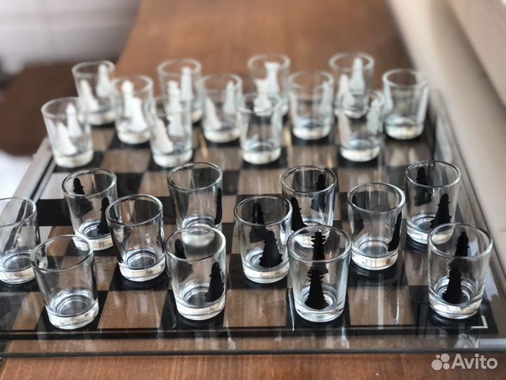 Подарок Набор «Шахматы со стопками»