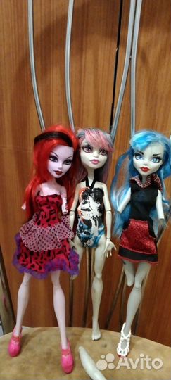 Лот кукол монстер хай на запчасти