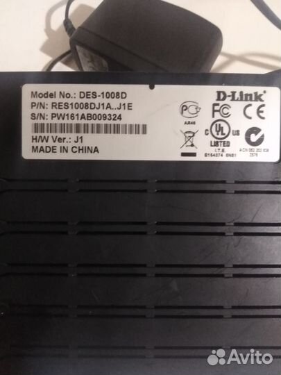 Коммутатор D-Link Des-1008D