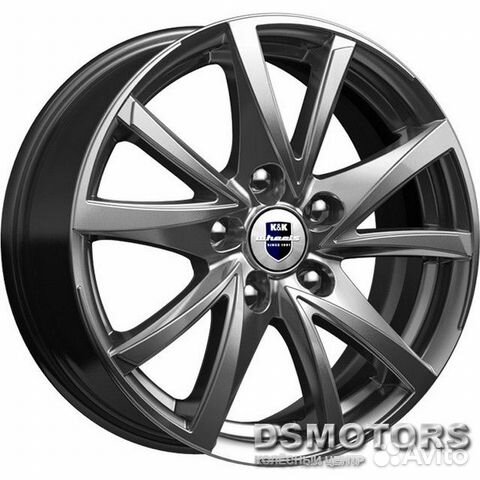 Диски Игуана 7.0/17 5x114.3 ET35 d67.1 дарк платин