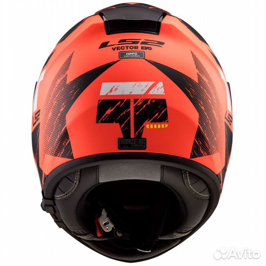 LS2 Мотошлем FF397 vector FT2 hunter (красн-черн)