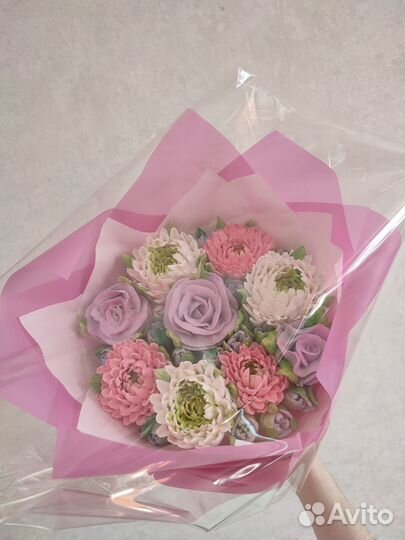 Букеты из зефира и маршмеллоу