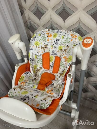 Стул для кормления-кресло качалка для ребенка 2в1