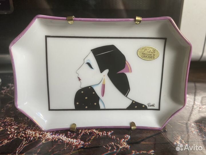 Фарфоровая миниатюра. Лимож. Франция. Редкость