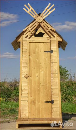 Уличный туалет с установкой