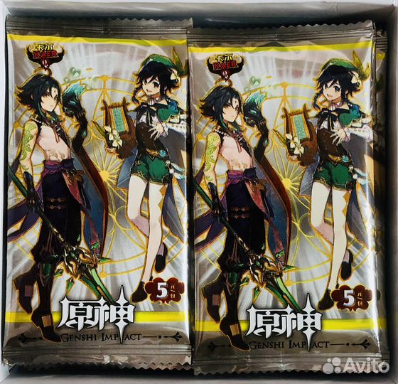 Ограниченная коллекция карточек Genshin Impact