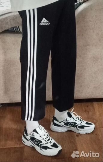 Штаны adidas укороченные