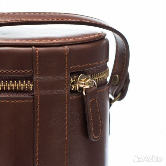 Кофр PWR для объектива прессованная кожа, 14x10,5c