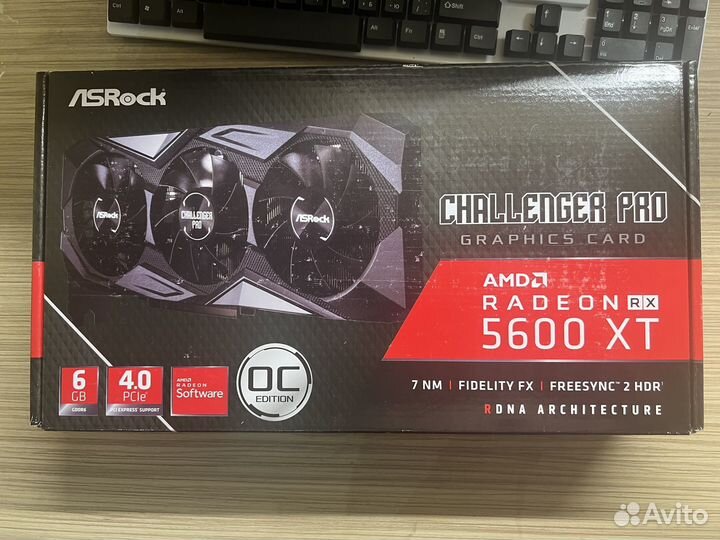 Видеокарта ASRock RX5600XT 6GB