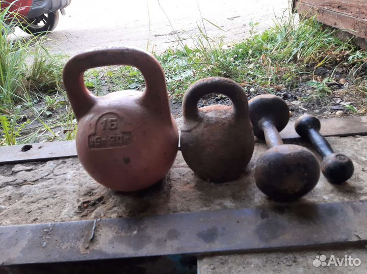 Гири и гантели (советские)