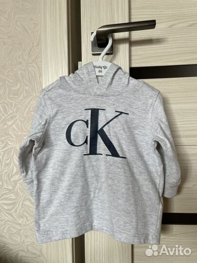 Кофта с капюшоном Calvin Klein оригинал 80-86