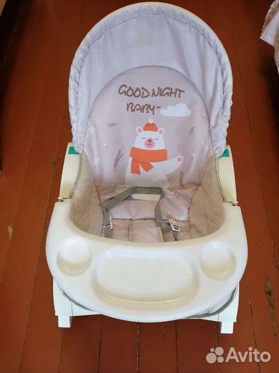 Шезлонг детский, качалка,baby moon