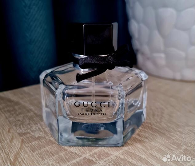 Пустой флакон от духов Gucci flora