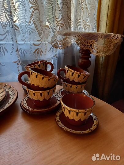 Сервиз кофейно-коньячный Болгария СССР