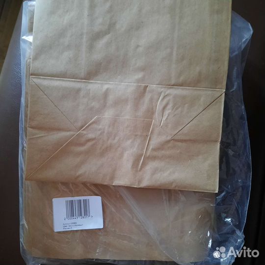 Пакеты бумажные крафт