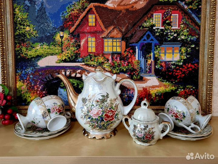 Чайный сервиз, Фарфор, производство Япония