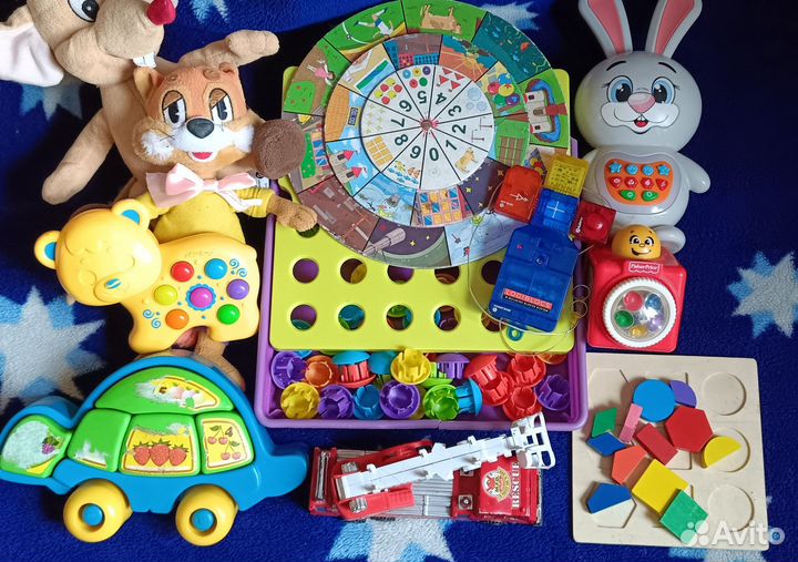 Развивающие игрушки пакетом