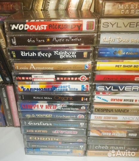Аудиокассеты новые запечатанные