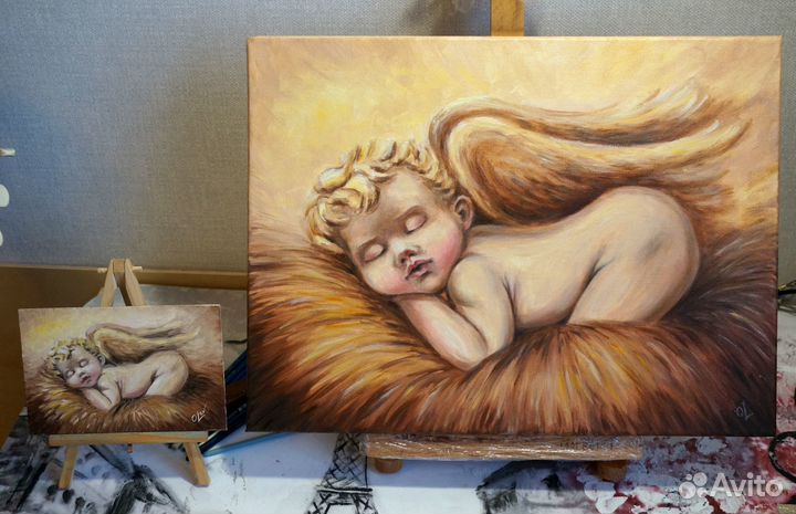 Картина маслом Ангел. Под заказ