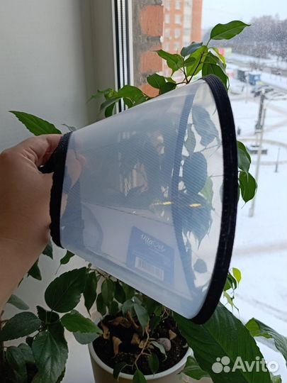 Воротник защитный на липучке размер 4 (15 см)