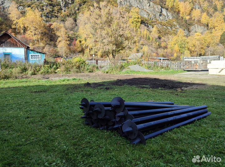 Винтовые сваи под ключ Установка