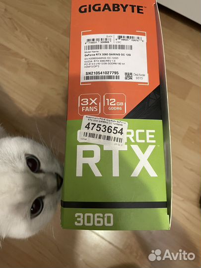 Видеокарта gigabyte geforce rtx 3060 windforce 12