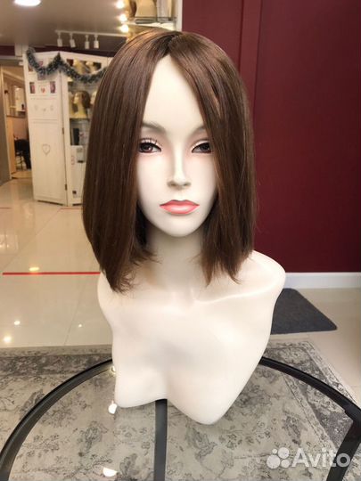 Парик из натуральных волос (30см)