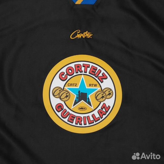 Corteiz Guerillaz jersey (Da Magpies jersey blue)