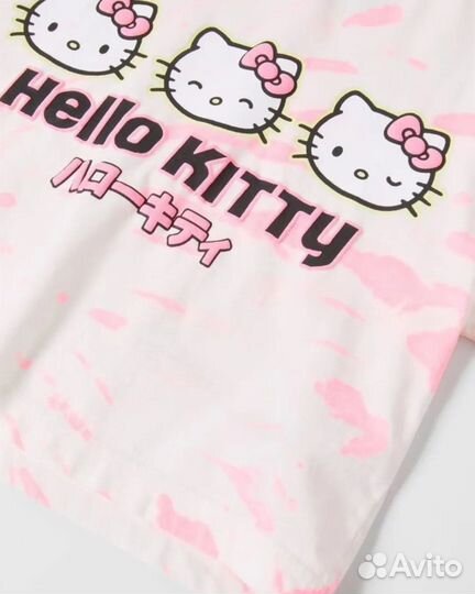 Футболка zara hello kitty