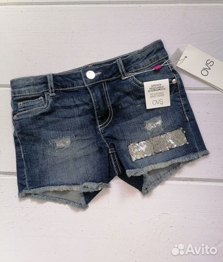 Новые шорты на девочку 110 рост