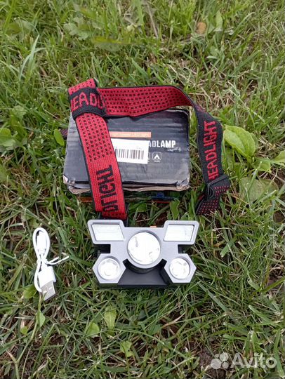 Налобный фонарь аккумуляторный