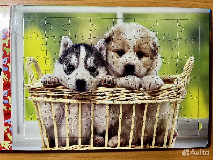 Книга пазлы 5 стр Всё о собачках