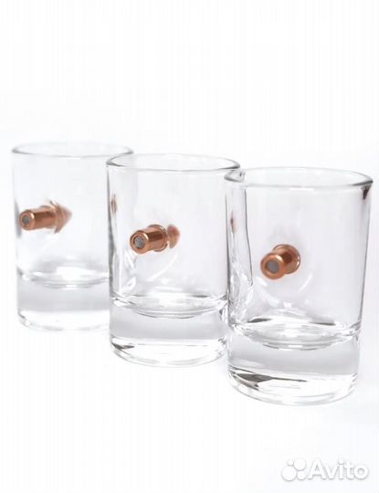 Рюмка с пулей 3 шт