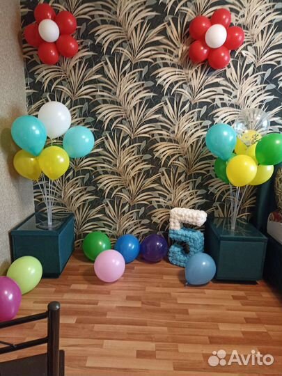 Объёмная цифра 5 для фотосесии