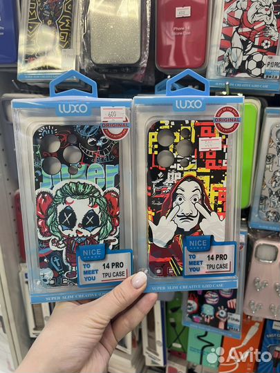 Чехлы для iPhone luxo светящиеся