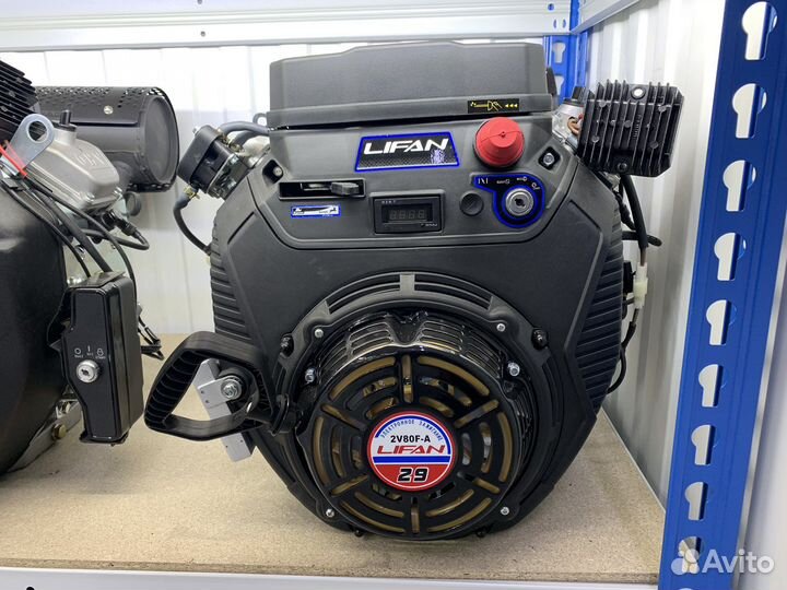 Двигатель бензиновый lifan 2V80F-A(29л.с.,20А)