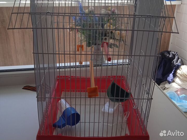 Клетка для волнистого попугая большая